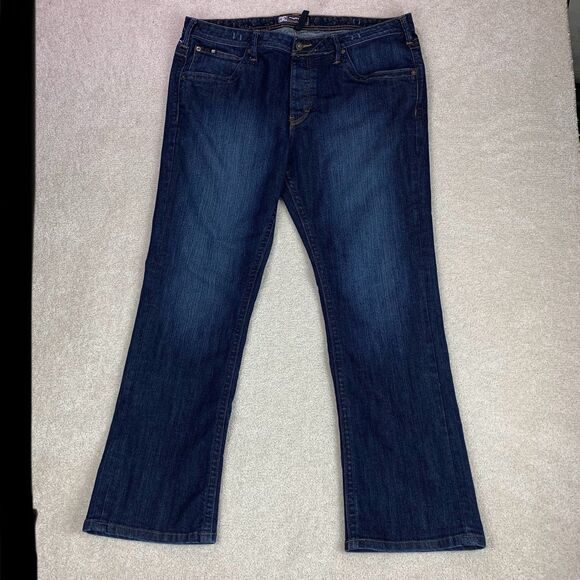 Vintage DC Shoes Mens 38 (Fits 40) Danny Way Skateboarding Denim Cropped Jeans - Picture 1 of 13